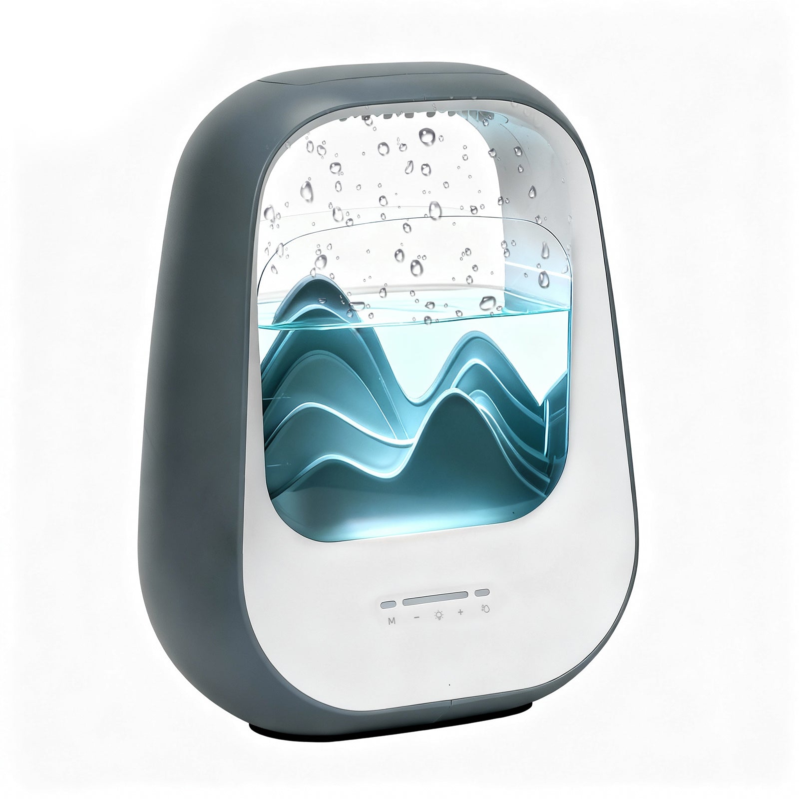 Lemofuta Aquadrop White Noise Machine with Rain Sounds - Sleep Aid Bluetooth Speaker
