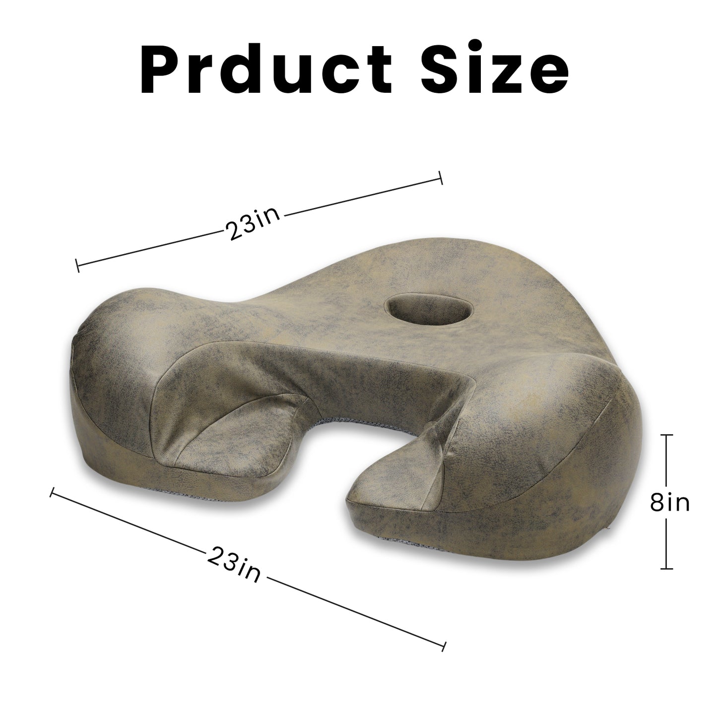 Lemofuta Ergonomic Meditation Cushion with Footrest