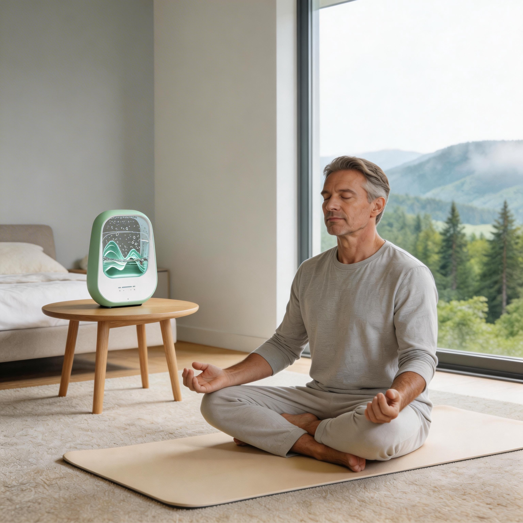 Lemofuta Aquadrop White Noise Machine with Rain Sounds - Sleep Aid Bluetooth Speaker