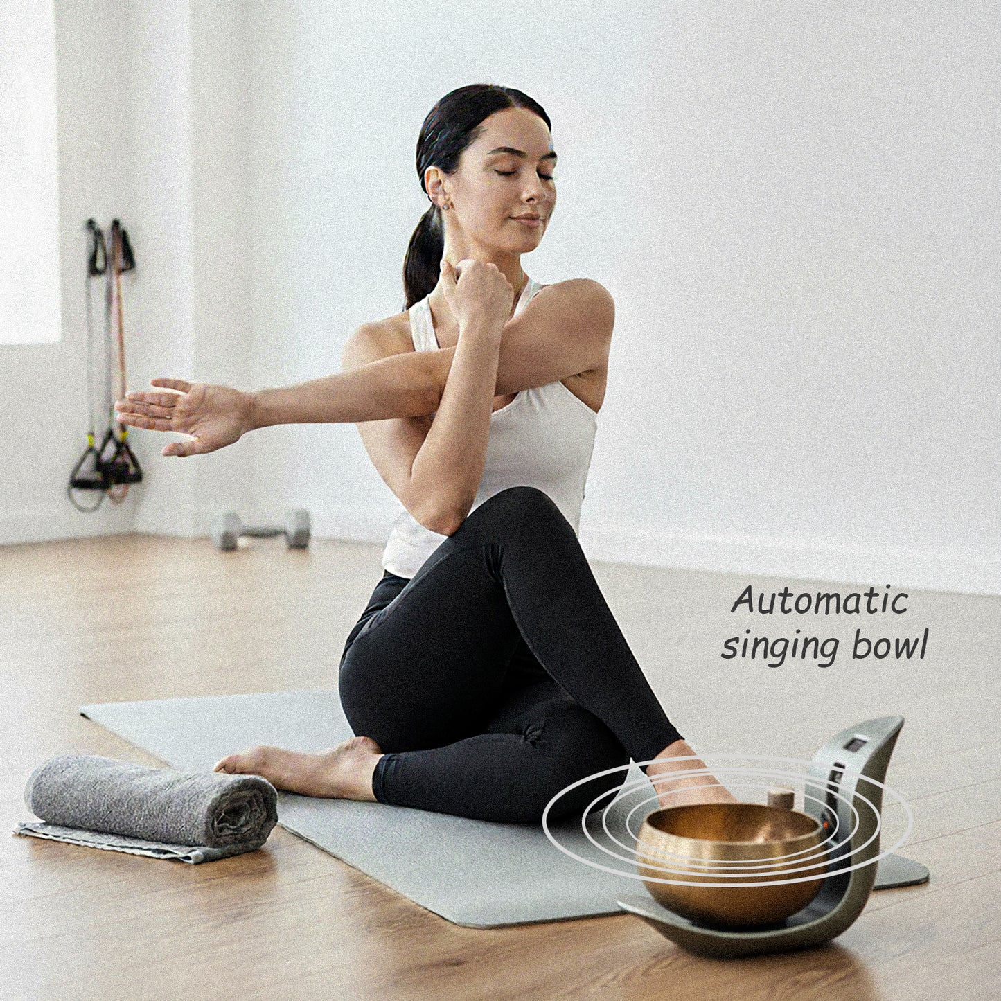 Lemofuta Automatic Singing Bowl Smart Tibetan Meditation Instrument