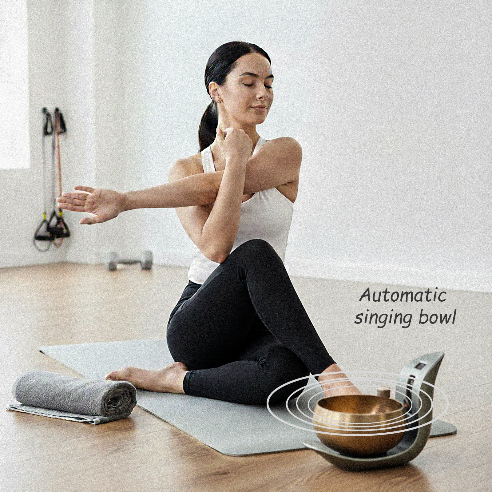 Lemofuta Automatic Singing Bowl Smart Tibetan Meditation Instrument