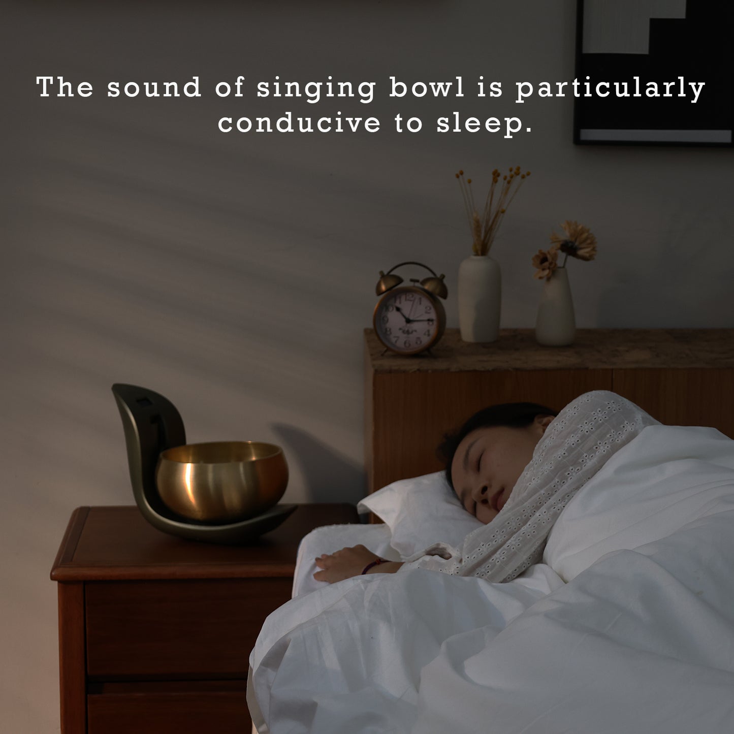 Lemofuta Automatic Singing Bowl Smart Tibetan Meditation Instrument