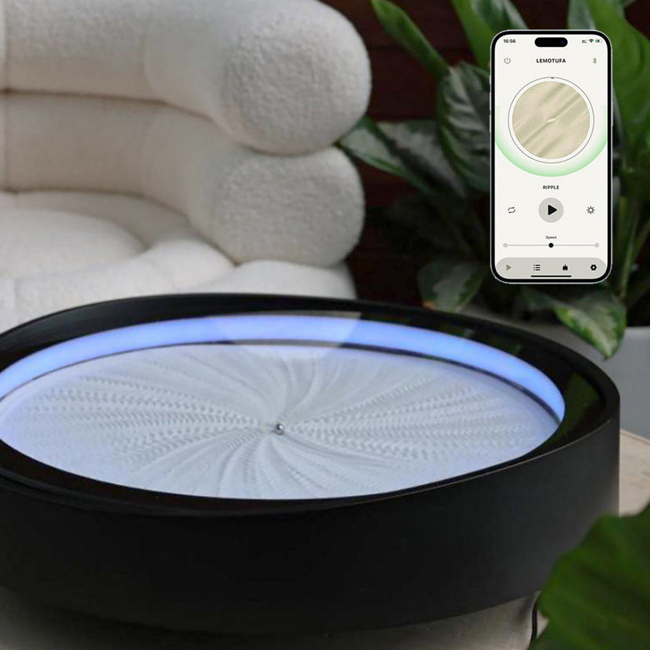 Lemofuta Smart Zen Garden App-Controlled Sand Art for Meditation