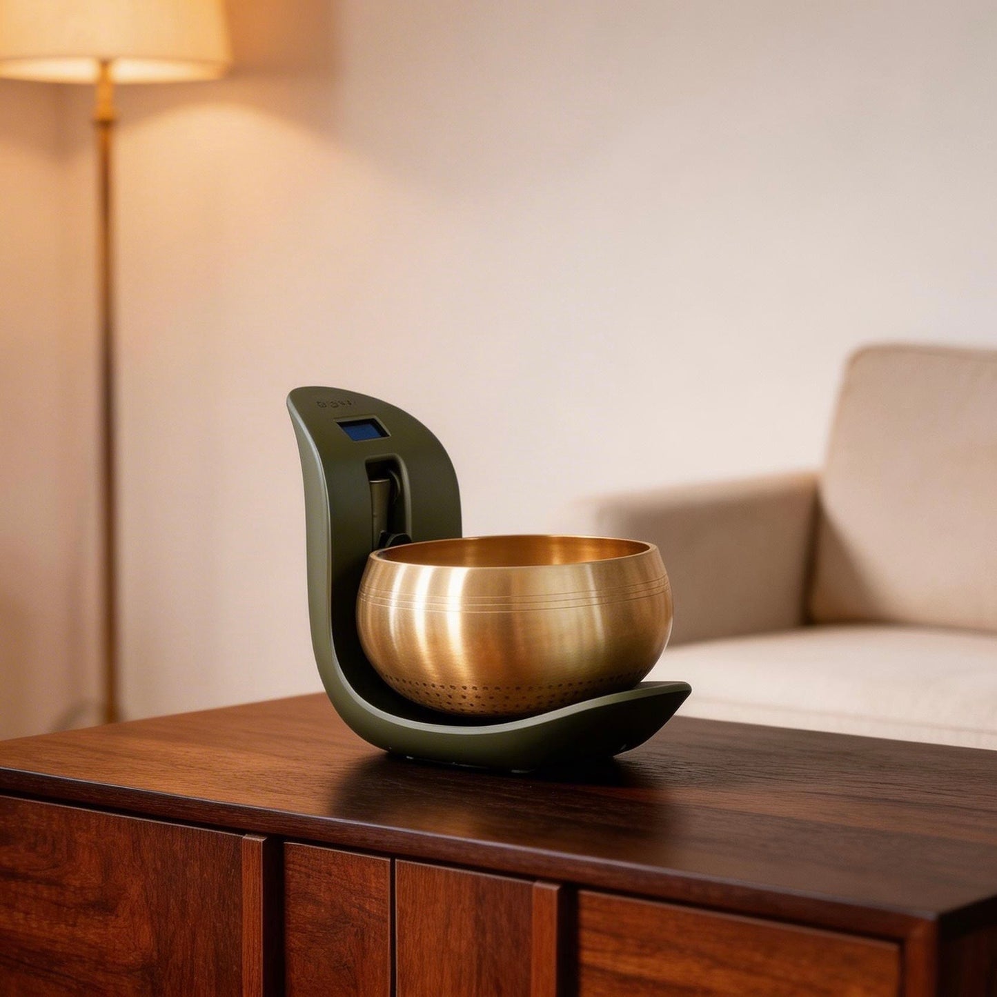 Lemofuta Automatic Singing Bowl Smart Tibetan Meditation Instrument