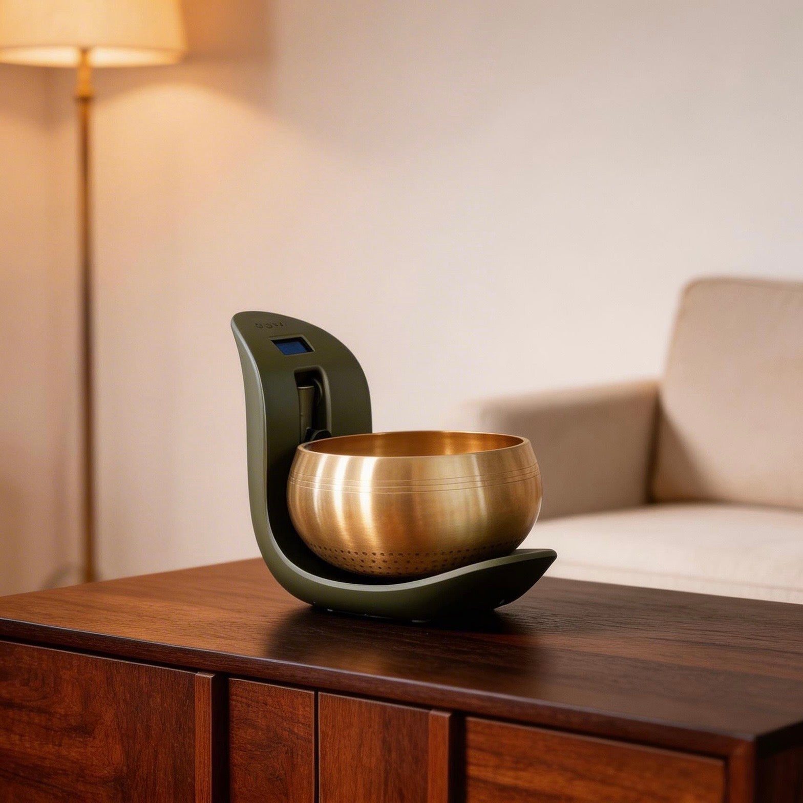 Lemofuta Automatic Singing Bowl Smart Tibetan Meditation Instrument