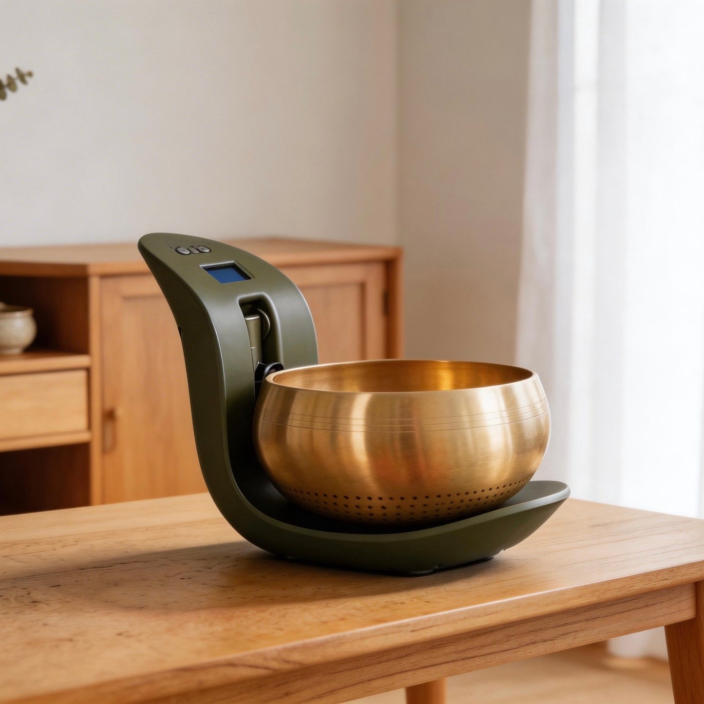 Lemofuta Automatic Singing Bowl Smart Tibetan Meditation Instrument